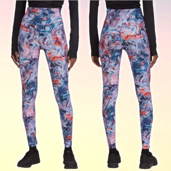 NWT LULULEMON Base Pace High-Rise Tight 31" Sz 0 Atmospheric Purple Multi - Picture 1 of 11